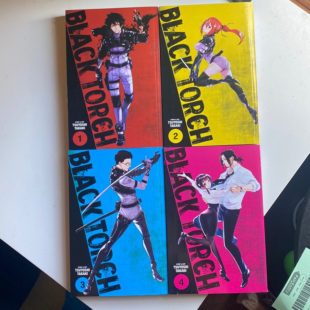 Black Torch manga lot of 4